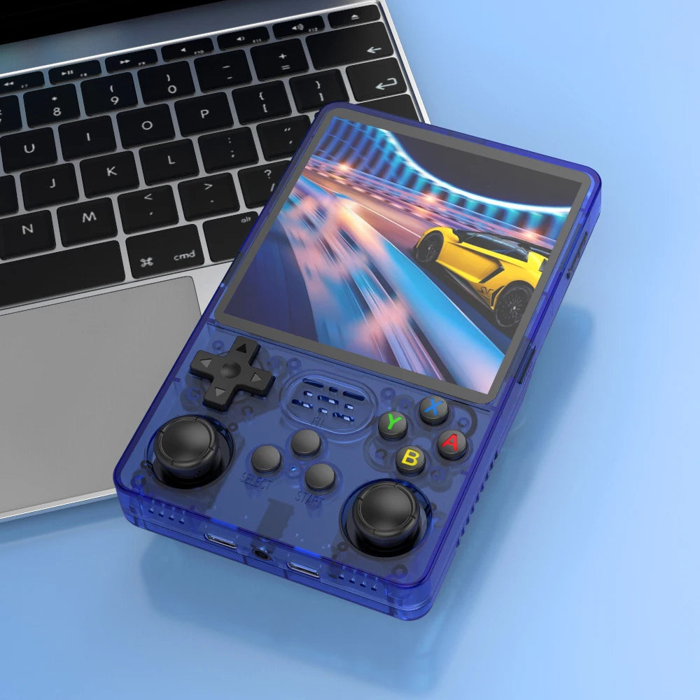 【Hot Sale】4" IPS Retro Handheld Game Console R36Plus, Dual-RAM 1G Chip, ARKOS 2.0 for 15,000+ Games, Portable Gaming for PSP/N64