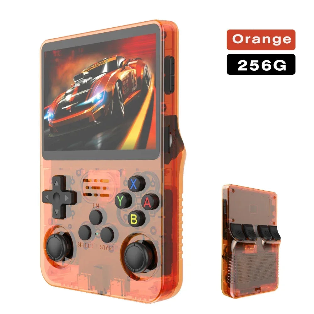 R36S Retro Handheld Game Console, 60000+ Preloaded Games, Open Source Linux, Portable Pocket Player, 64G/128G/256G, Best Gift