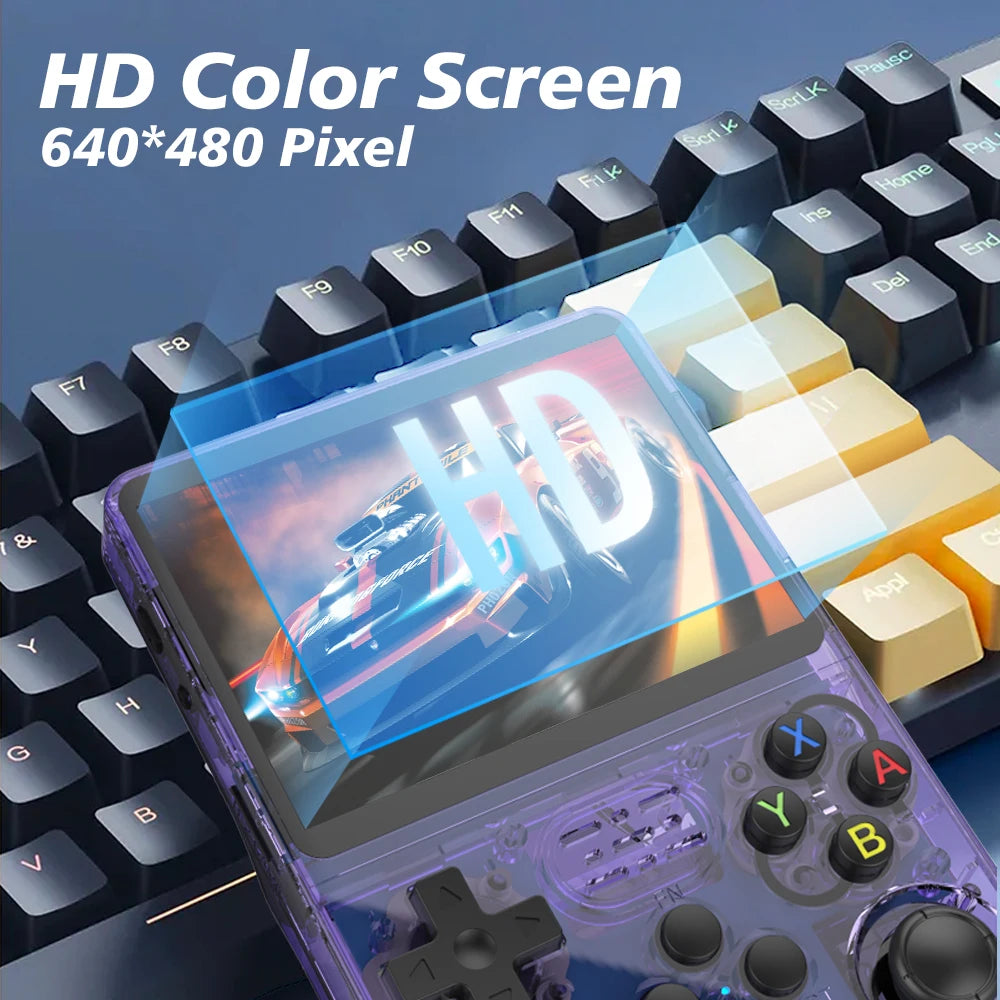Retro Game Console NEW R36S Arkos System Portable Pocket Video Game Player Birthday Gifts Handheld 15000+ Games Consolas