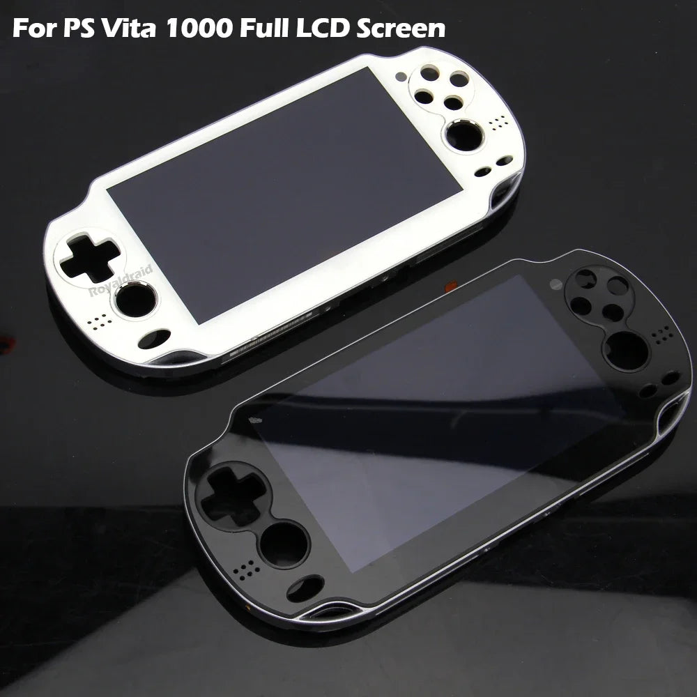 Black White Original Oled LCD Screen Display for PS Vita PSV 1000 1001 1004 Full LCD Screen Display+Touch Digitizer+Frame Set