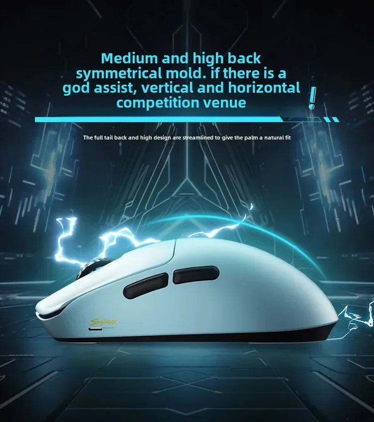 SCYROX V6 non-porous wireless mouse esports 40g with 8k receiver fast response pixart 3950 high quality 8KHz web driver 750IPS
