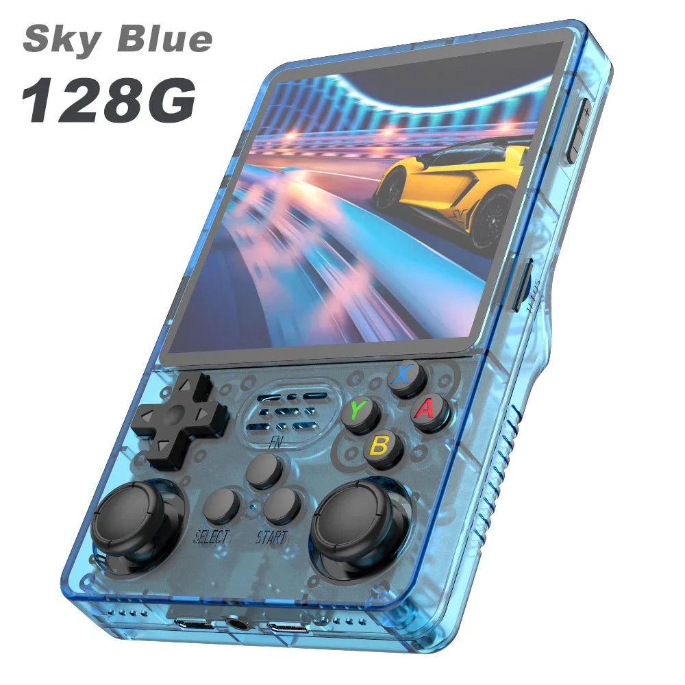 【Hot Sale】4" IPS Retro Handheld Game Console R36Plus, Dual-RAM 1G Chip, ARKOS 2.0 for 15,000+ Games, Portable Gaming for PSP/N64