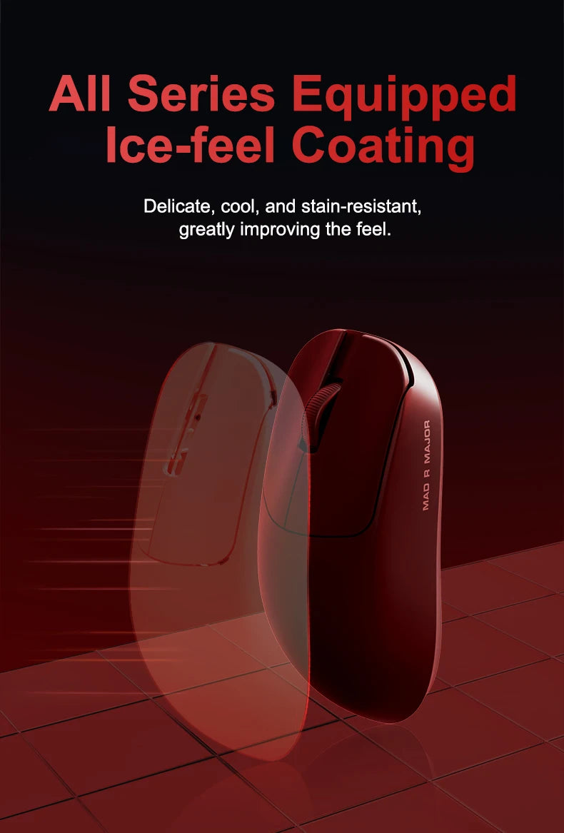 ATK VXE MAD R/R MAJOR  Ultra-lightweight E-sports Gaming Mouse Wireless Dual-Mode PAW3395/3950 Ergonomic Mice Standard 8K
