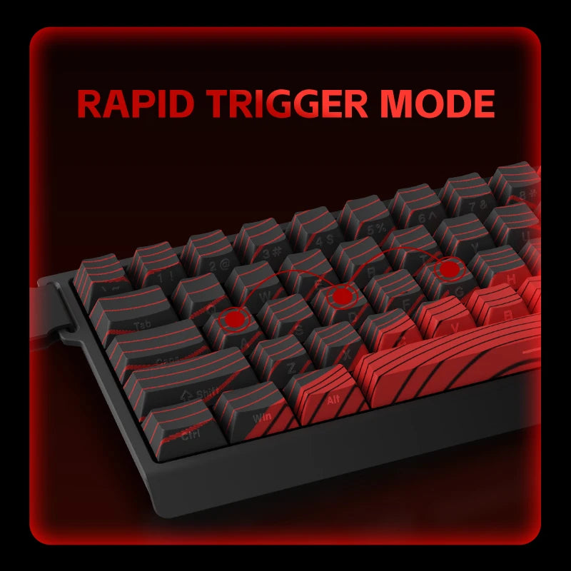 FGG MADLIONS MAD 68HE Gaming Magnetic Switch Keyboard Wired Key Web Drive Custom 8K 68 Return RT Adjustable Keystroke Hot Swap