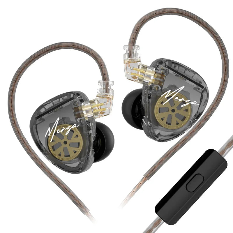 KZ Merga Bass Headphones HIFI noise-cancelling sports in-ear headphones New arrival!