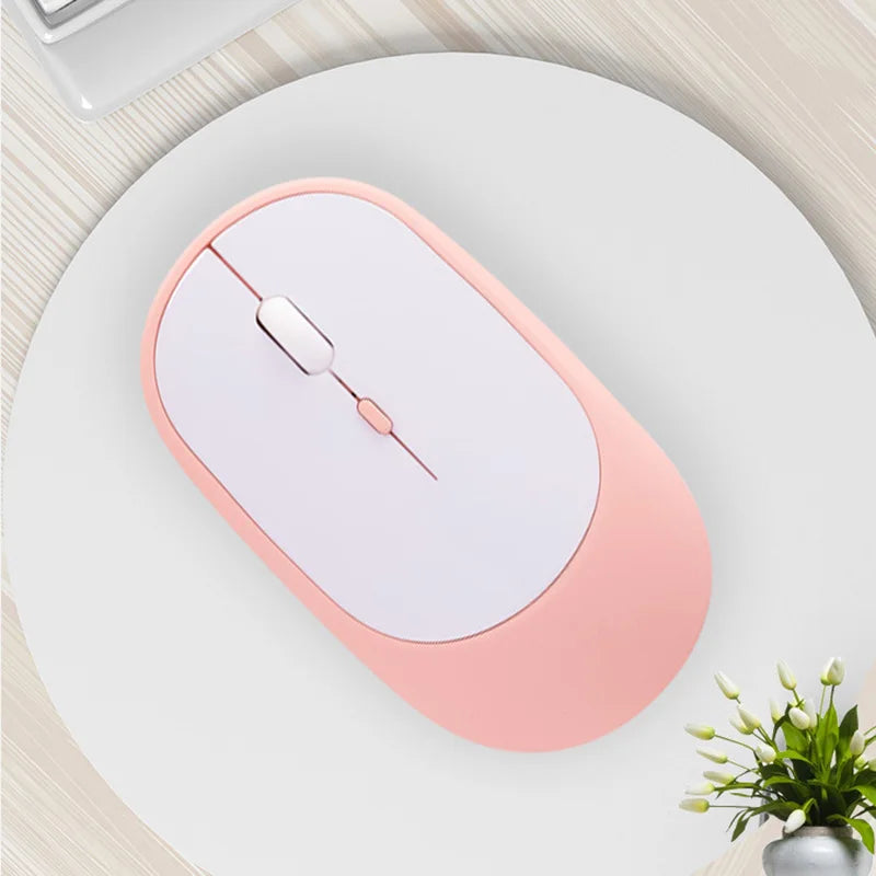 Xiaomi Bluetooth Wireless Mouse USB Rechargeable Ergonomics 2.4G Type-C Mice Adjustable DPI Silent Morandi Portable Office Mouse