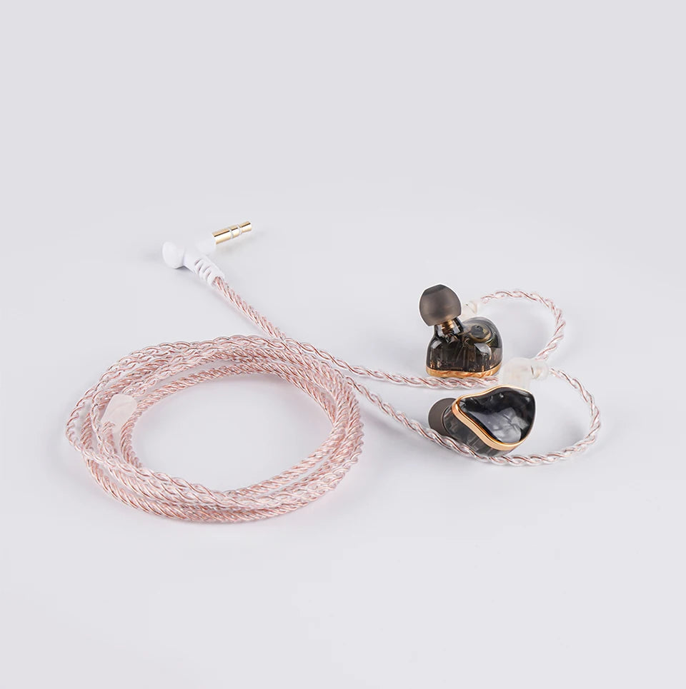 NICEHCK DB2 Microphone HiFi Music Earphone 1DD+1BA Hybrid Dual Driver In Ear Earbud Monitor Detachable 0.78 2Pin Connector IEM