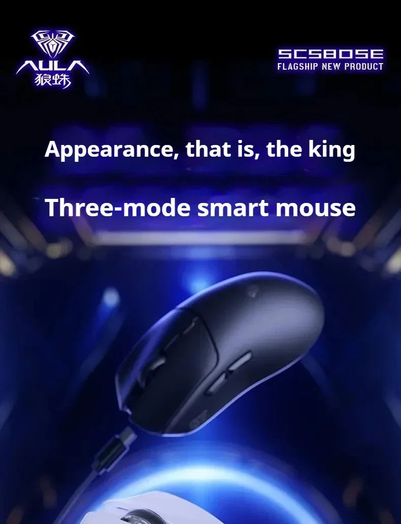 New AULA HERO 68HE/ULTRA INSTOCK Magnetic Switch Gaming Keyboard&Mouse E-sport Custom Mechanical Wired Keyboard Accessories