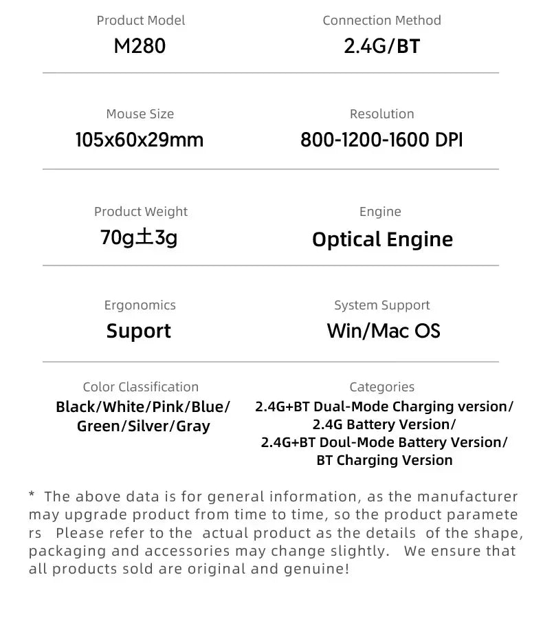 Xiaomi Wireless Mouse Bluetooth Silent 2.4G Dual-mode Type-C Charging Ergonomic Morandi Portable Laptop Office Gaming Mouse