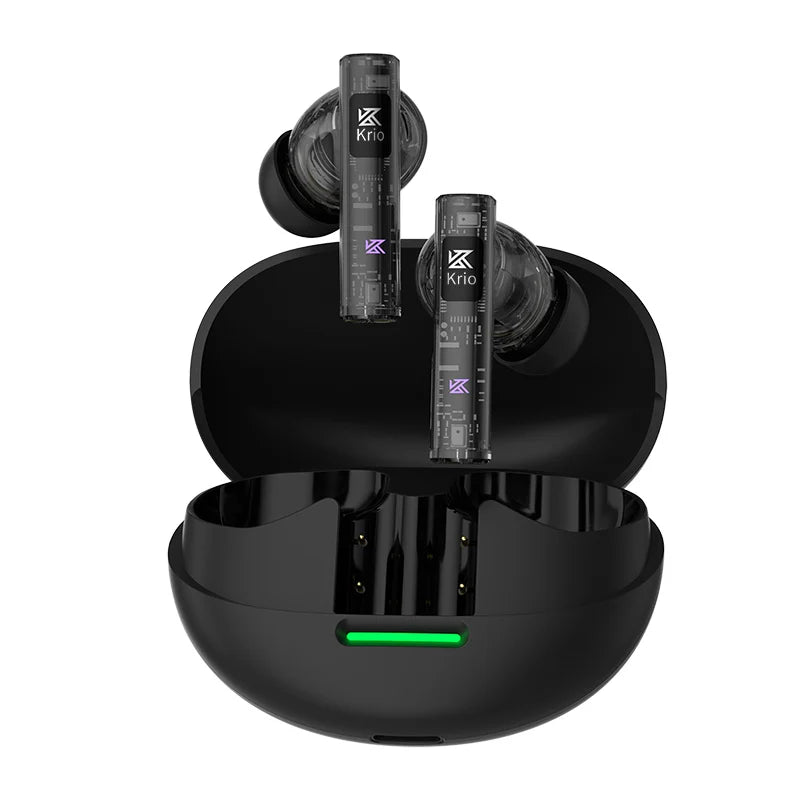 KZ Krio TWS Lossless headphones Sound quality Dual motor Redefines Professional-grade audio Bluetooth 5.3 headphones