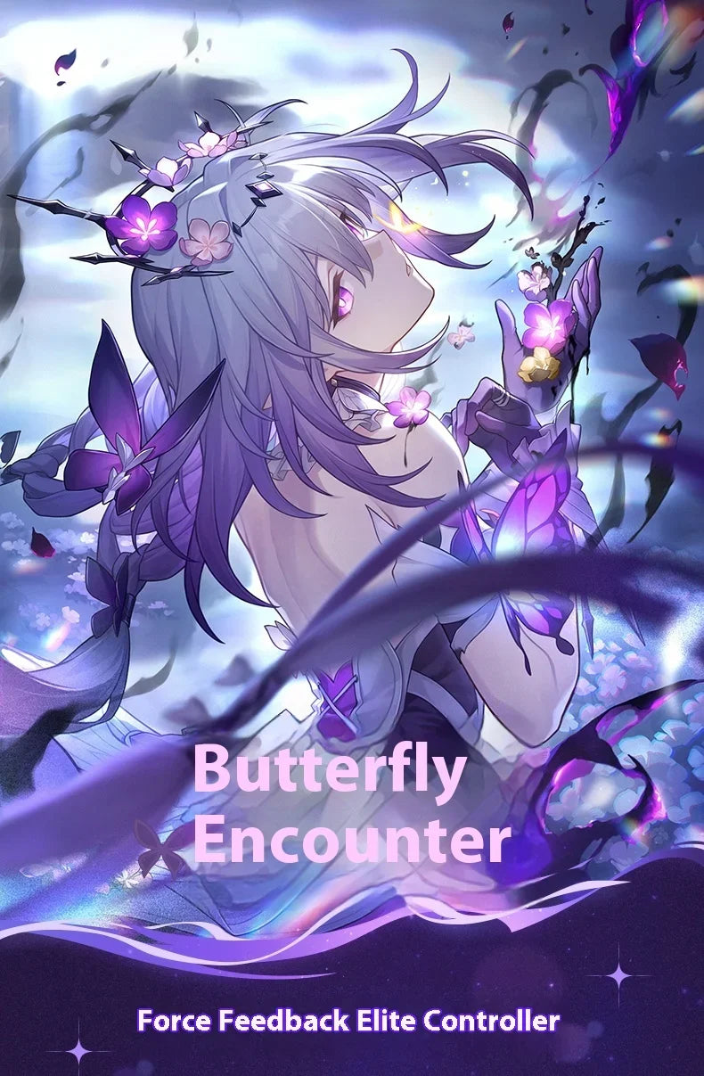 NEW miHoYo INSTOCK Honkai Star Rail Castorice APEX 5 Elite Gamepads Wireless Gamepad Force Feedback Bluetooth Game Controller