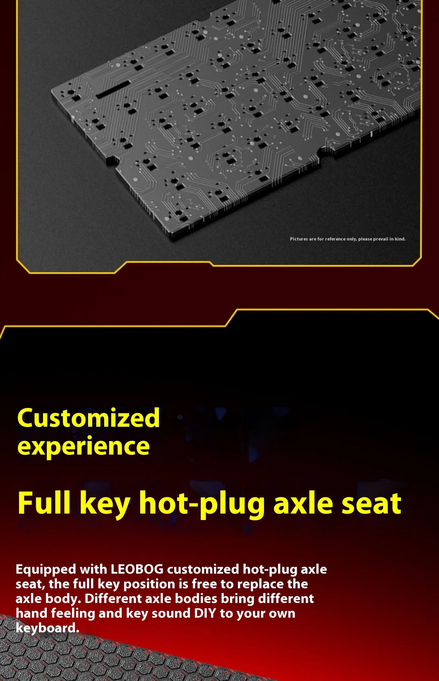 LEOBOG Hi75C 3Mode/wired Mechanical Keyboard Kit RGB Keyboard Kits Gasket Gamer Aluminum Alloy Hot Swap Custom Gaming Keyboards