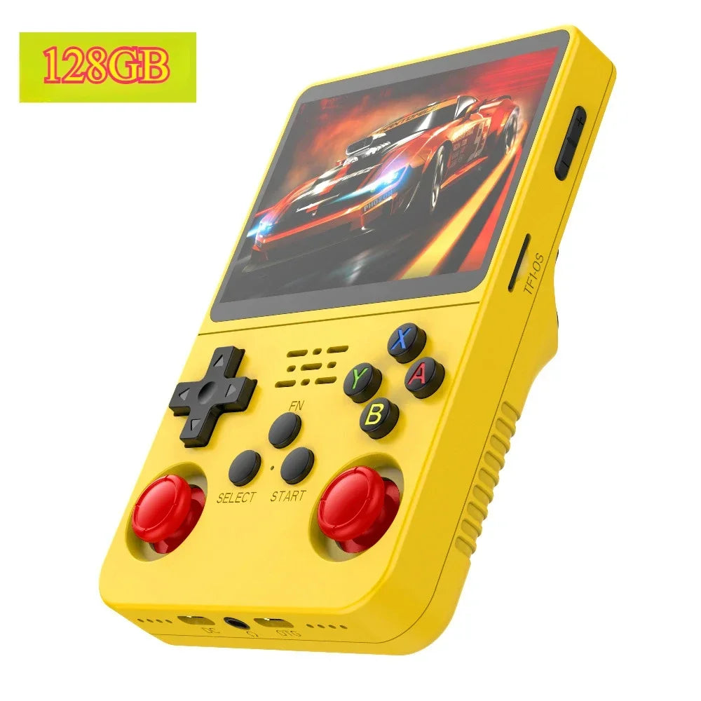 R36S Retro Handheld Game Console, 60000+ Preloaded Games, Open Source Linux, Portable Pocket Player, 64G/128G/256G, Best Gift