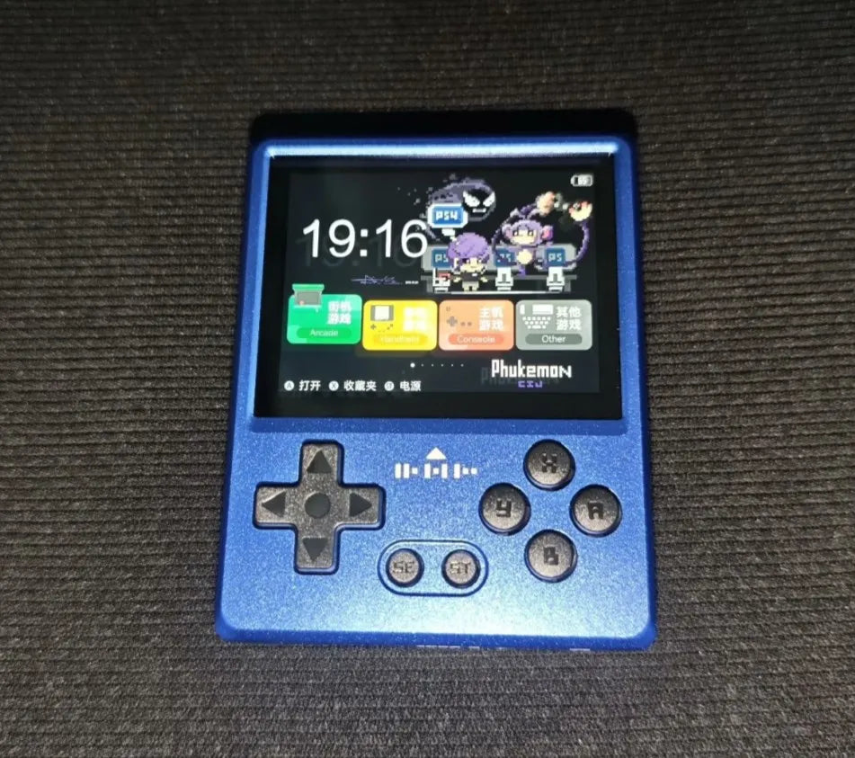 GKD Pixel2 Retro Handheld Game Console Portable Game Console 640x480Ips Rk3326s Metal CNC Body 2.4" IPS Screen Man Birthday Gift