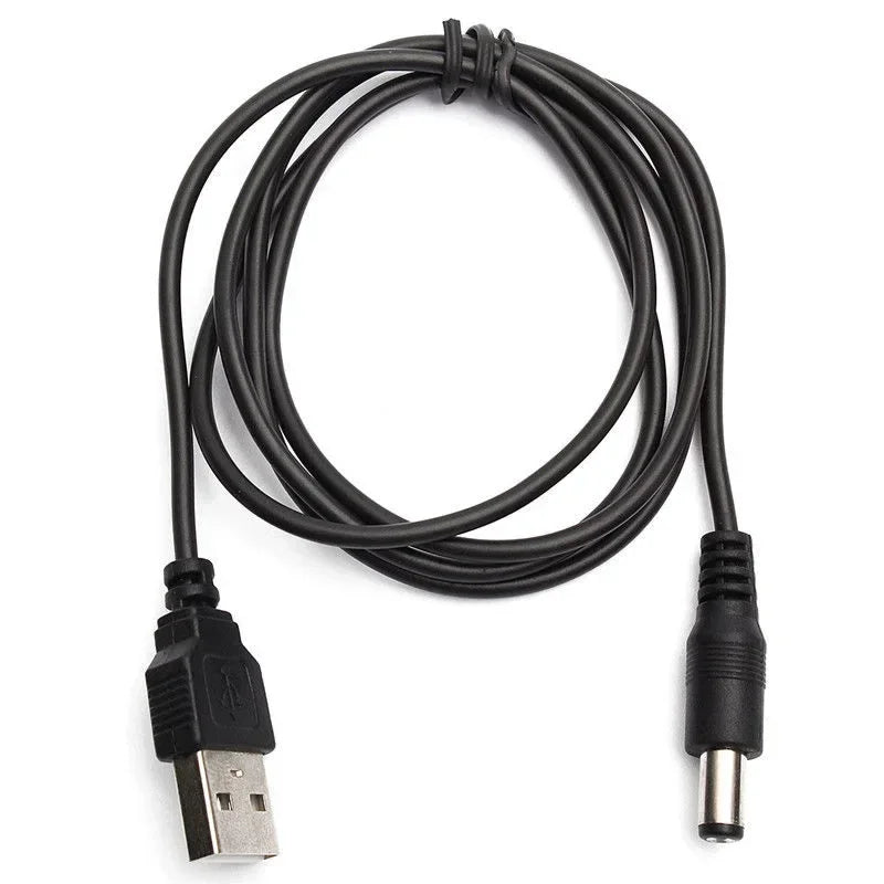Charging Usb DC Usb Charge Cable USB to DC cable 5V 5521 5525 35135 1m black charging cable 5.5mm 2.5mm 2.1mm 3.5mm