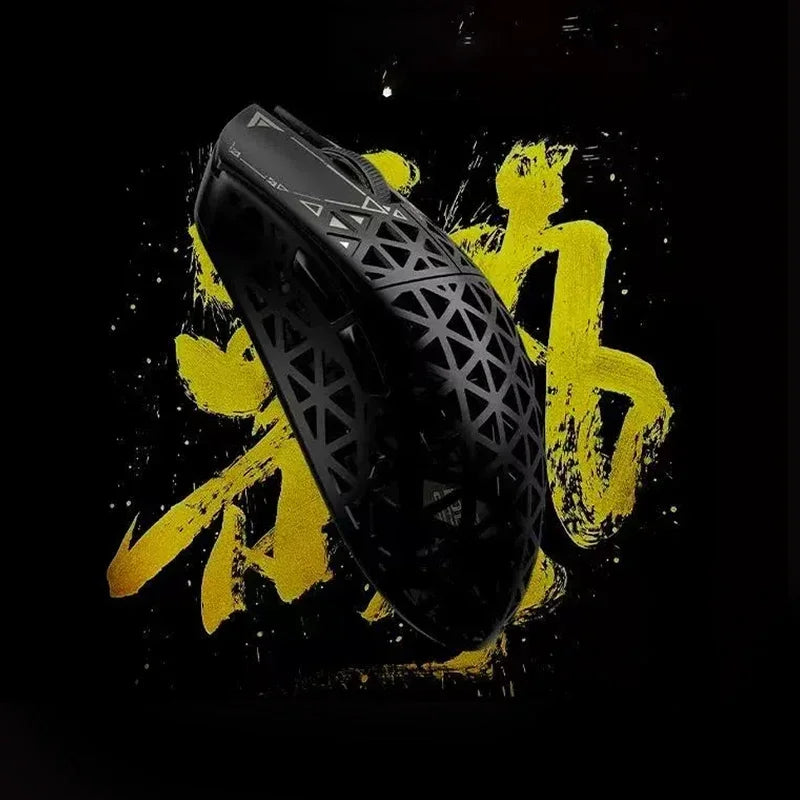 IPI Float Wireless Carbon Fibre Mouse Tri Mode 8K Paw3395 Bluetooth Gaming Mouse 8000Hz Hollow Out Mice Customize For E-sports