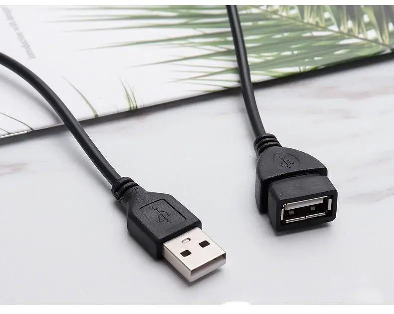 USB 2.0 Cable Extension Cable 0.6m/1m/1.5m Wire Data Transmission Line Superhighspeed Data Extension Cable for Display Projector