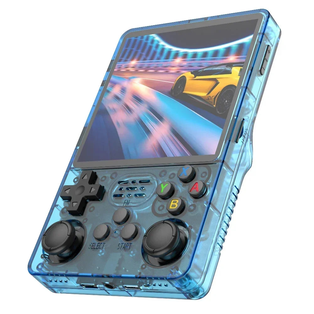 【Hot Sale】4" IPS Retro Handheld Game Console R36Plus, Dual-RAM 1G Chip, ARKOS 2.0 for 15,000+ Games, Portable Gaming for PSP/N64